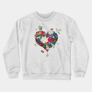 Love Doodle Crewneck Sweatshirt